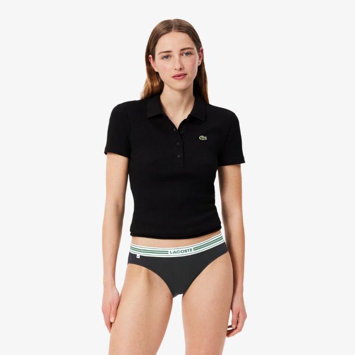 Εικόνα της Γυναικεία Contrast Waist Stretch Βαμβακερά Briefs