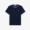 Ανδρικό Ribbed Collar Cotton T-Shirt Regular Fit -3TH9903|L166