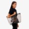 Εικόνα της Γυναικεία Μεγάλη Anna Transparent Grained Tote Τσάντα
