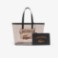 Εικόνα της Γυναικεία Μεγάλη Anna Transparent Grained Tote Τσάντα