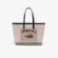 Εικόνα της Γυναικεία Μεγάλη Anna Transparent Grained Tote Τσάντα