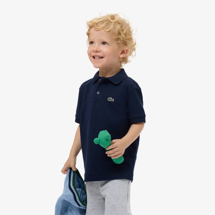 Εικόνα της Παιδική Petit Piqué Polo Μπλούζα