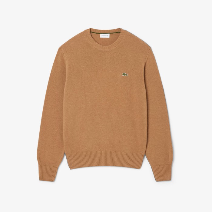 Εικόνα της Ανδρικό Μάλλινο Crew Neck Πουλόβερ
