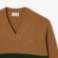 Εικόνα της Ανδρικό Striped Μάλλινο V Neck Πουλόβερ
