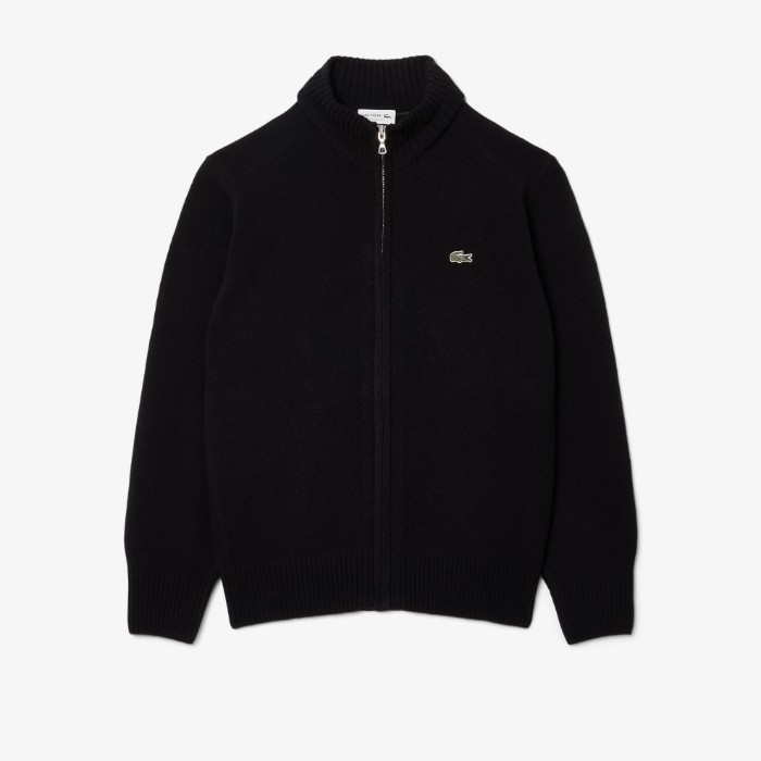 Εικόνα της Ανδρικό Μάλλινο Zip-Up Πουλόβερ 
