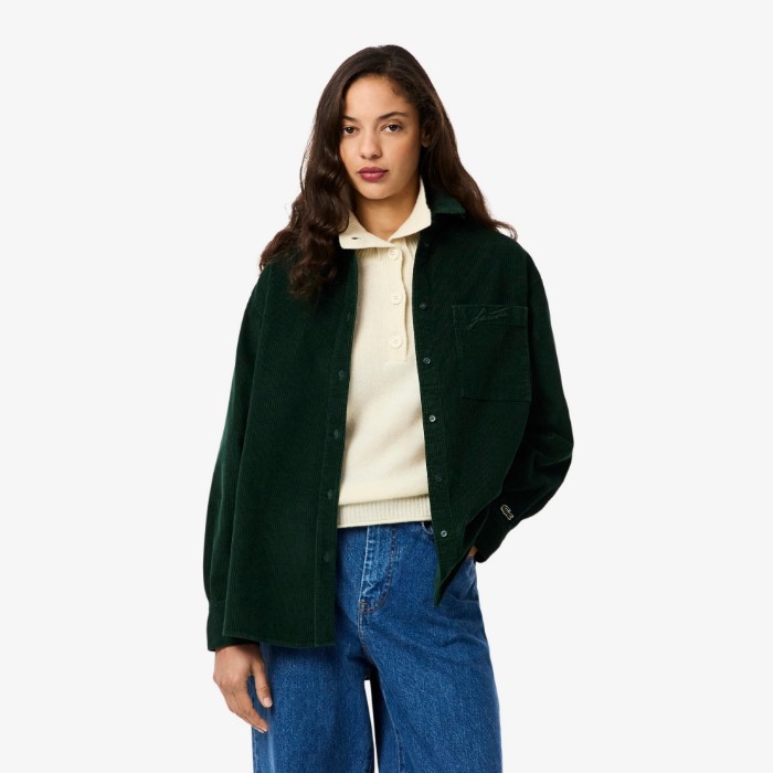 Εικόνα της Γυναικείο Oversized Corduroy Overshirt