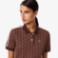Εικόνα της Γυναικείο Monogram Jacquard Polo Φόρεμα Slim Fit 
