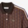 Εικόνα της Γυναικείο Monogram Jacquard Polo Φόρεμα Slim Fit 