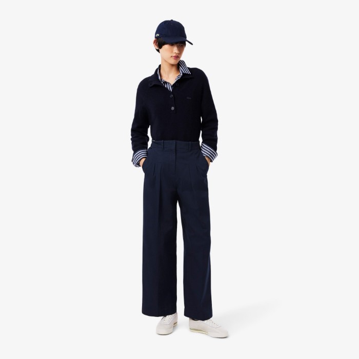 Εικόνα της Γυναικείο Wide Leg Stretch Παντελόνι