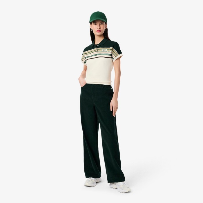 Εικόνα της Γυναικείο Corduroy Κοτλέ Παντελόνι Wide Fit 