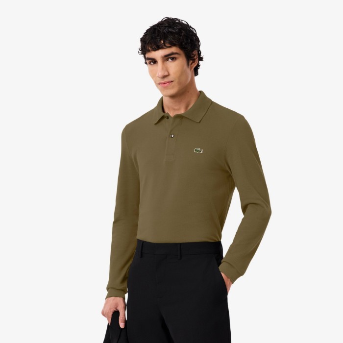 Εικόνα της Ανδρική Original L.12.12 Μακρυμάνικη Polo Μπλούζα Slim Fit 