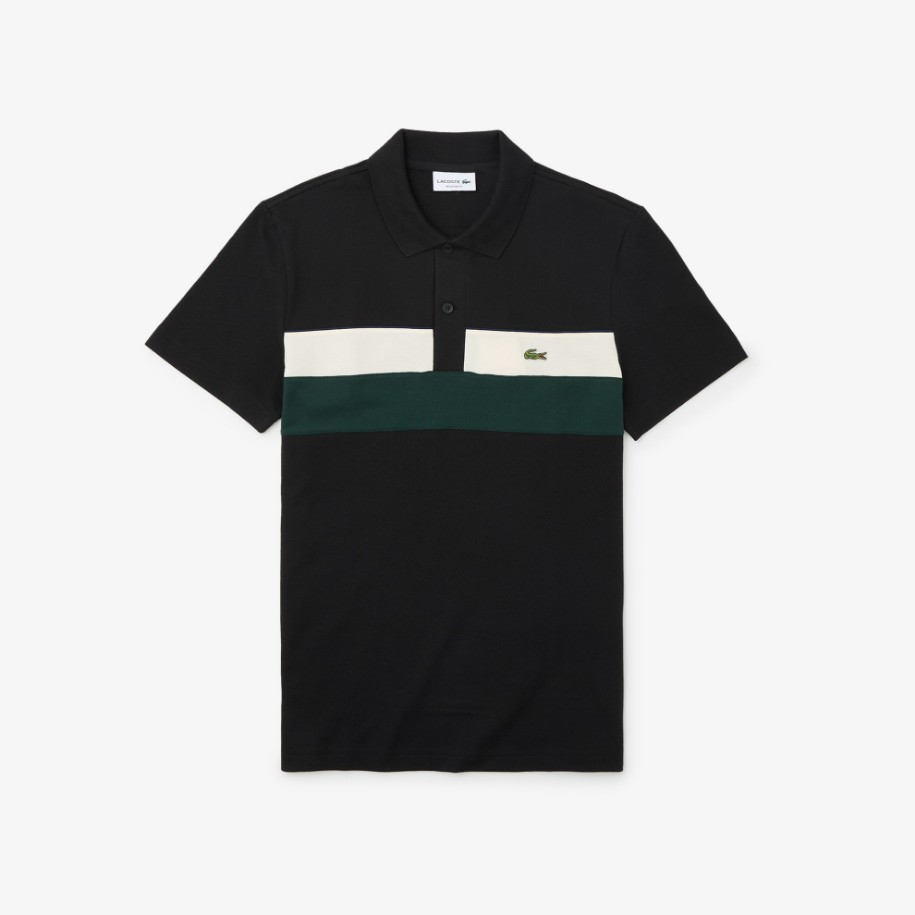 Εικόνα της Ανδρικό Colorblock Petit Piqué Polo Μπλούζα Regular Fit 