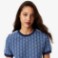 Εικόνα της Γυναικείο Monogram Jacquard T-shirt Slim Fit