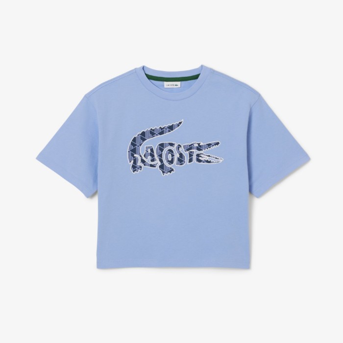 Εικόνα της Παιδικό Monogram Print Βαμβακερό T-Shirt