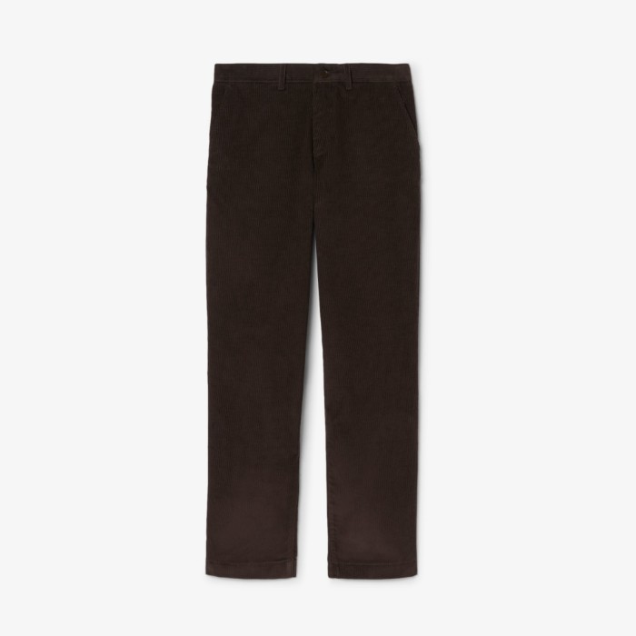 Εικόνα της Ανδρικό Corduroy Chino Παντελόνι Regular Fit 
