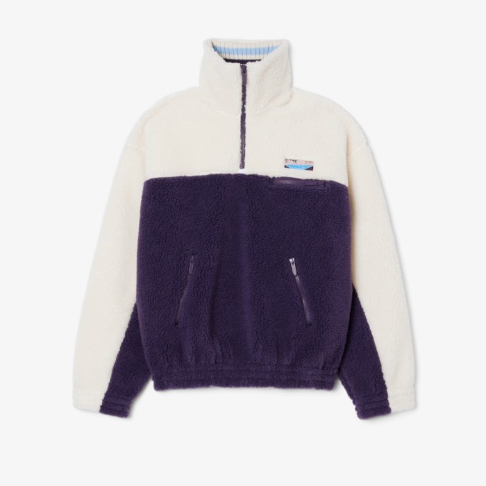 Εικόνα της Γυναικείο High Neck Oversized Fleece Φούτερ