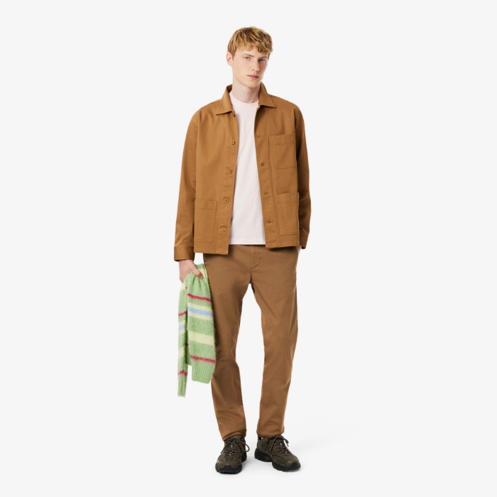 Εικόνα της Ανδρικό Stretch Cotton Παντελόνι Chinos Slim Fit 