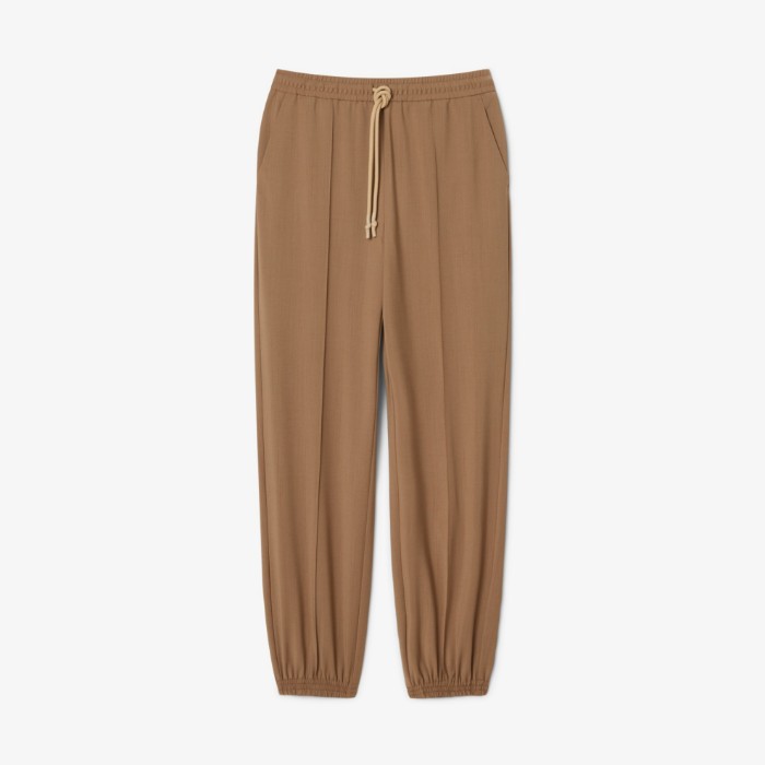 Εικόνα της Γυναικείο Oversized Wool Blend Παντελόνι Φόρμας