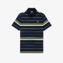 Ανδρική Striped Ultra Dry Stretch Golf Polo Μπλούζα 