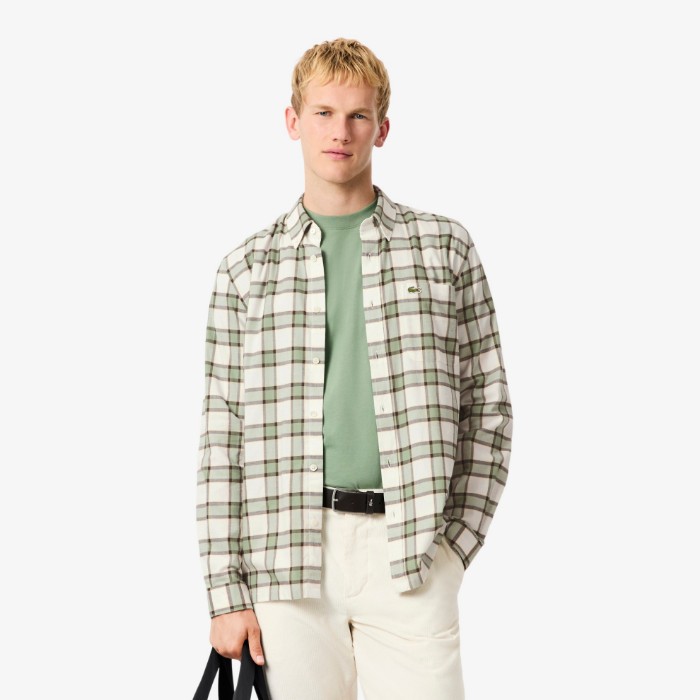 Εικόνα της Ανδρικό Flannel Καρό Πουκάμισο Regular Fit 