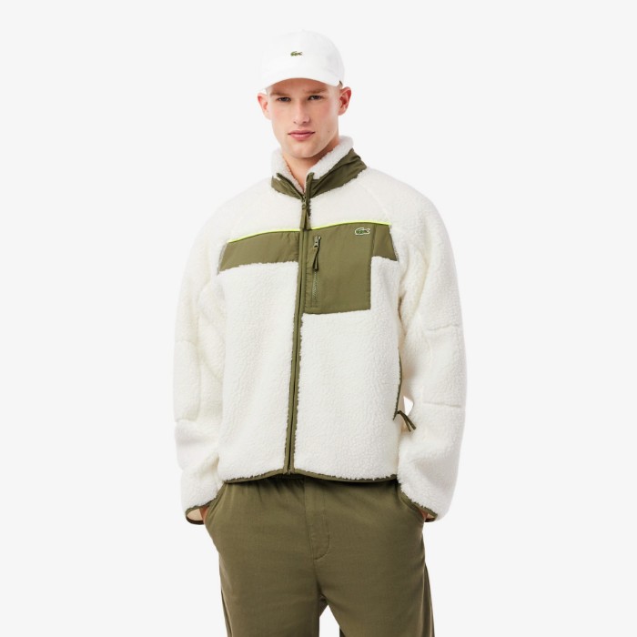 Εικόνα της Ανδρικό Colour-Block Sherpa Fleece Jacket