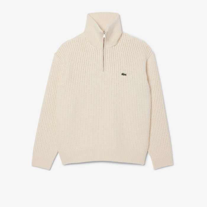 Εικόνα της Ανδρικό Half-Zip Heavy Wool Πουλόβερ