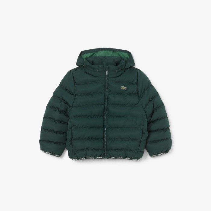 Εικόνα της Παιδικό Hooded Diamond Taffeta Puffed Jacket