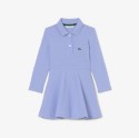 Παιδικό Μακρυμάνικο Stretch Piqué Polo Φόρεμα 