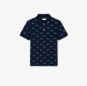 Παιδική Printed Petit Piqué Polo Μπλούζα 