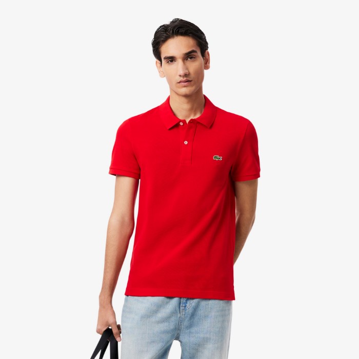 Εικόνα της Ανδρική Polo Μπλούζα Petit Pique Slim Fit