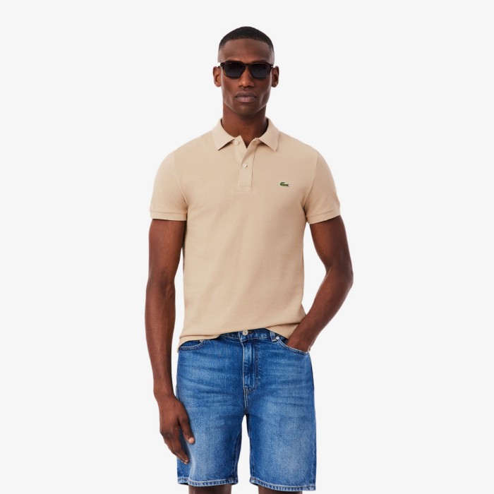 Εικόνα της Ανδρική Polo Μπλούζα Petit Pique Slim Fit
