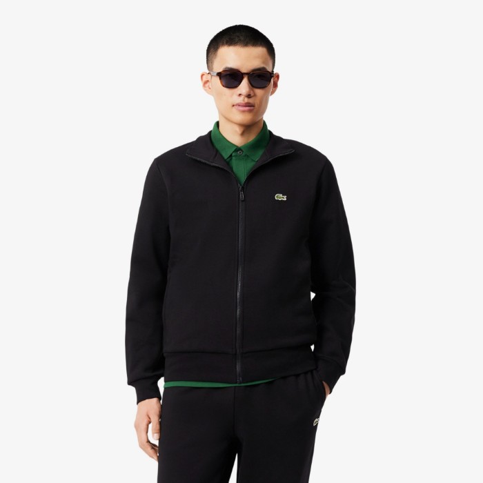 Εικόνα της Ανδρικό Lacoste Brushed Fleece Jogger Φούτερ με Φερμουάρ