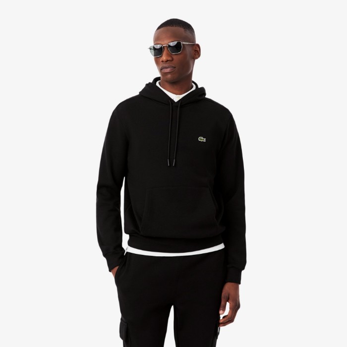 Εικόνα της Ανδρικό Lacoste Βαμβακερό Jogger Φούτερ με Κουκούλα