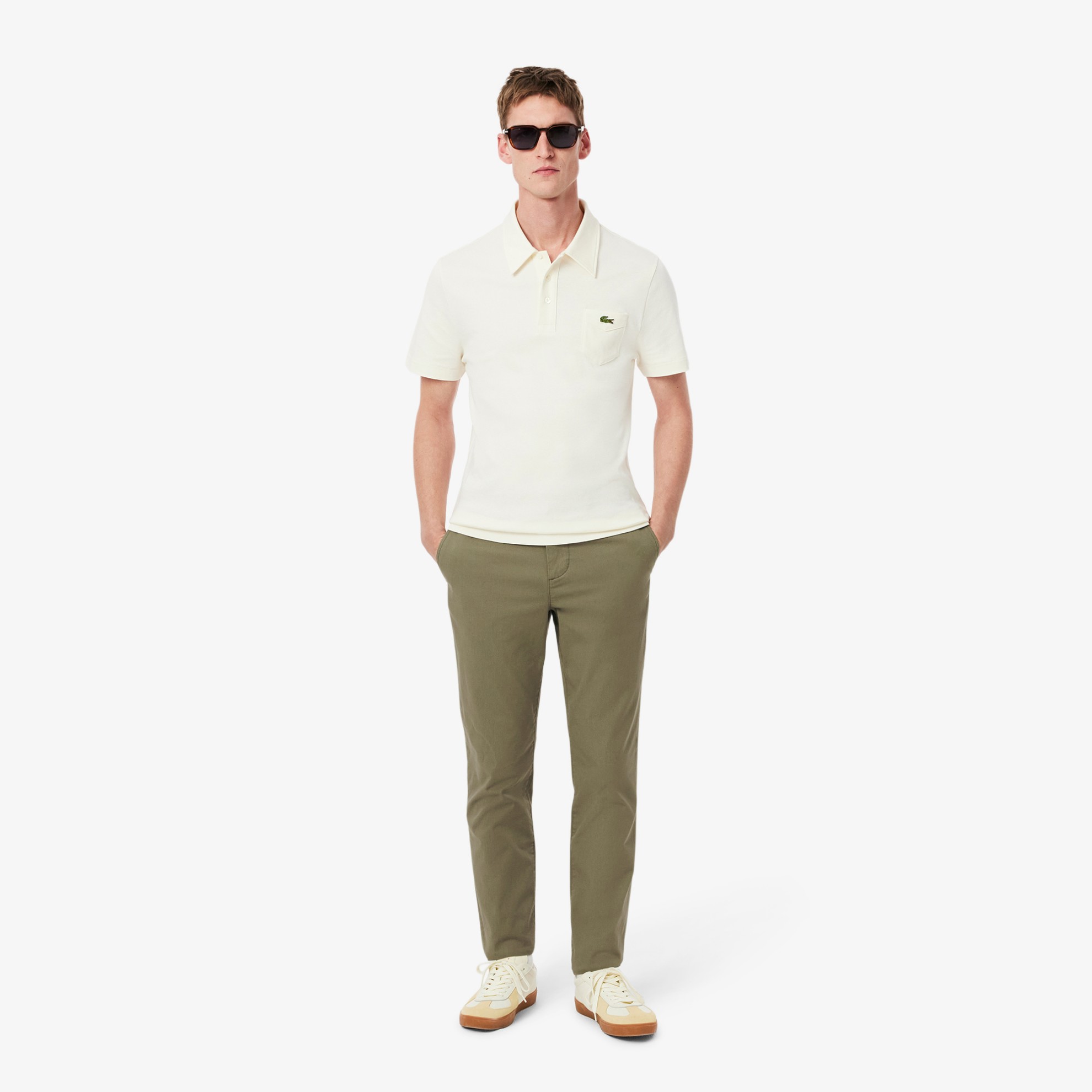 Εικόνα της Ανδρικό Stretch Cotton Παντελόνι Chinos Slim Fit 
