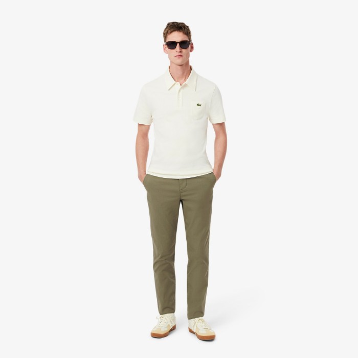 Εικόνα της Ανδρικό Stretch Cotton Παντελόνι Chinos Slim Fit 