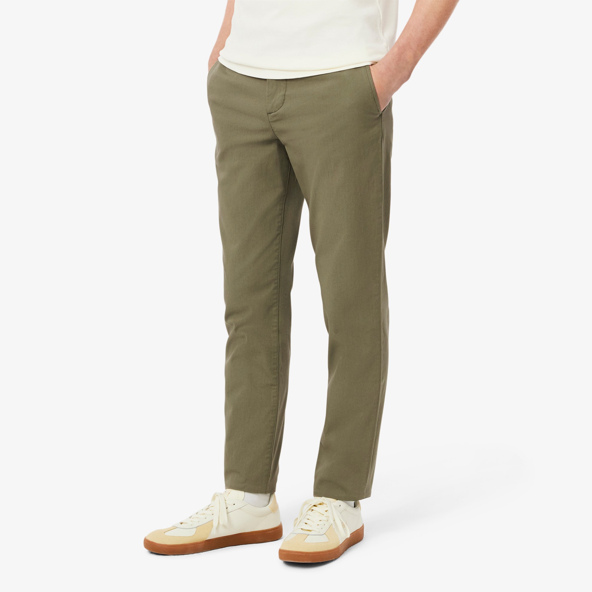 Εικόνα της Ανδρικό Stretch Cotton Παντελόνι Chinos Slim Fit 