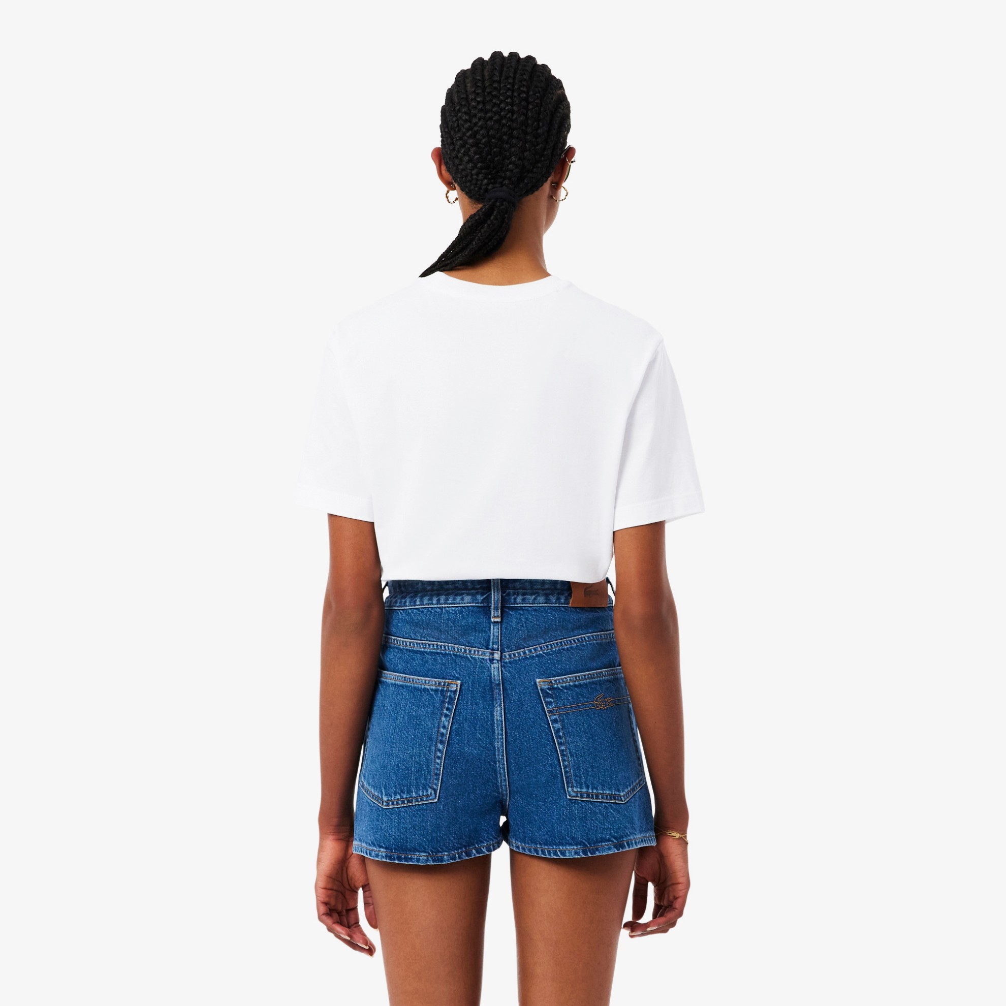 Εικόνα της Γυναικείο Lightweight Cotton Pima Jersey T-shirt Relaxed Fit 