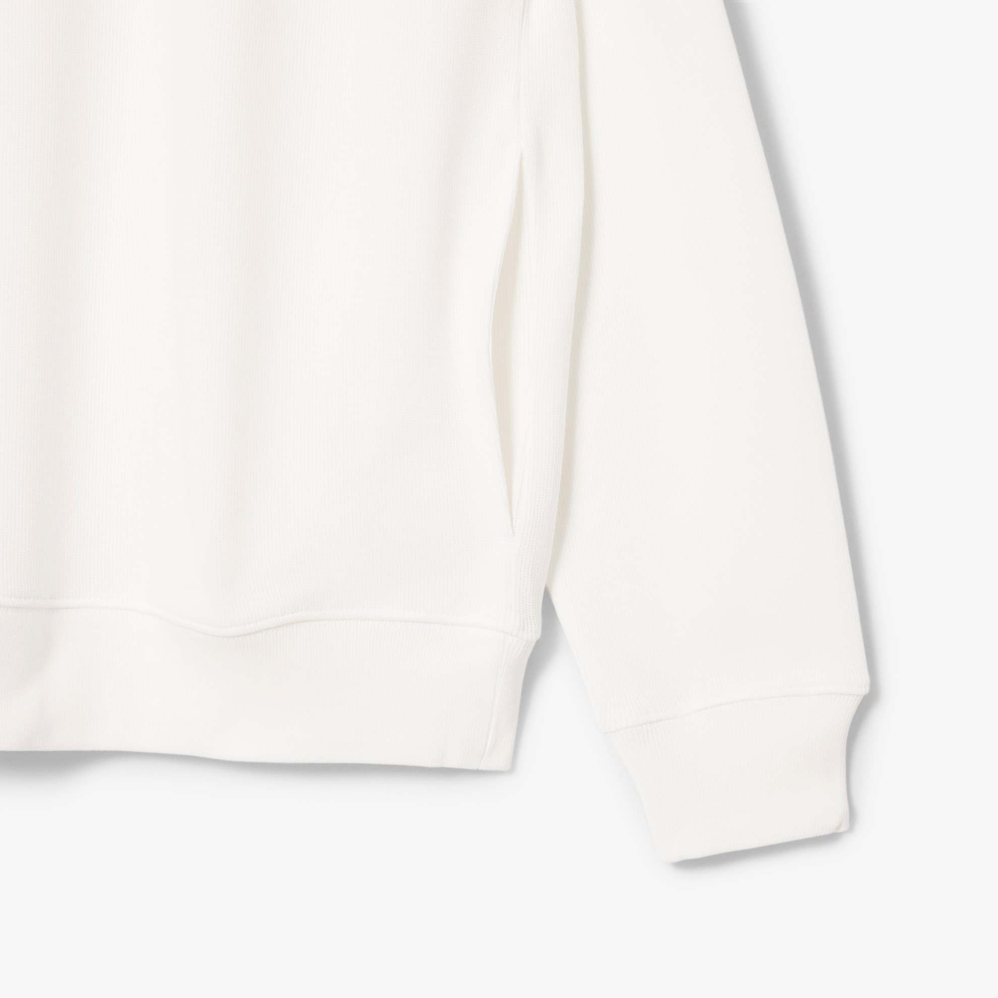 Εικόνα της Ανδρικό Zippered Stand-Up Collar Βαμβακερό Φούτερ