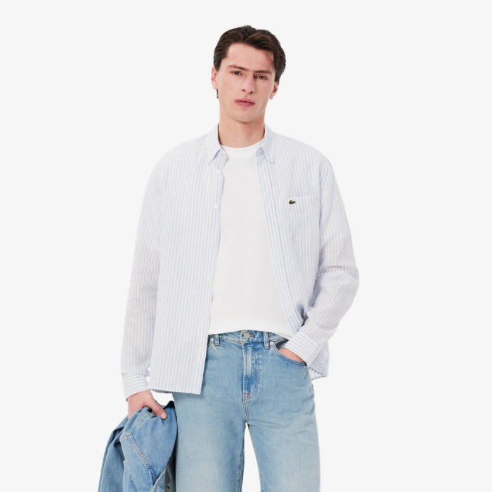 Εικόνα της Ανδρικό Λινό Πουκάμισο Regular Fit