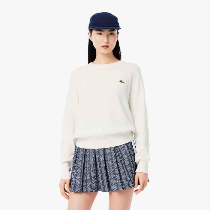 Εικόνα της Γυναικείο Πουλόβερ με Στρογγυλη Λαιμόκοψη από Οργανικό Βαμβάκι