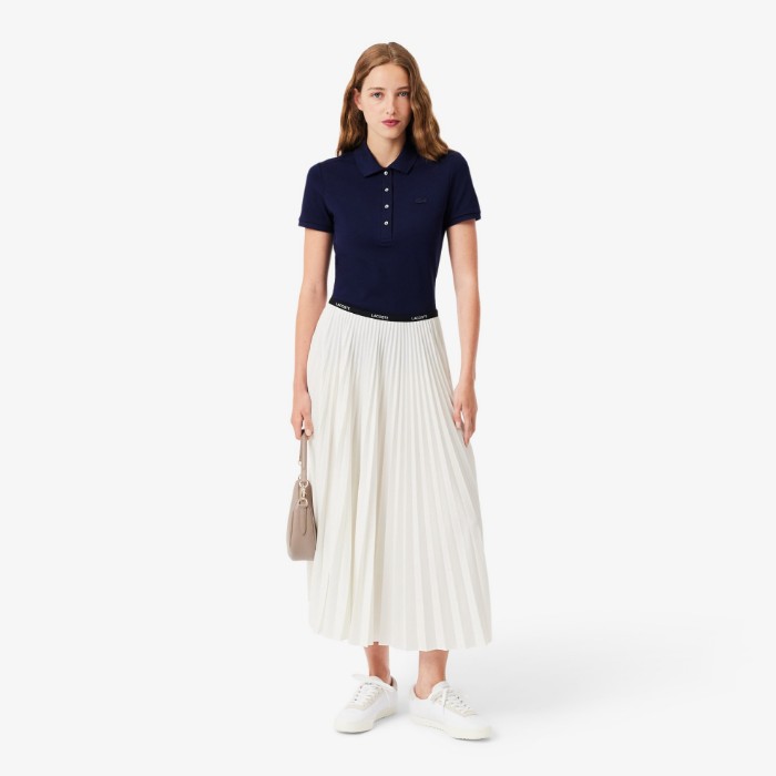 Εικόνα της Γυναικεία Μακρία Πλισέ Elasticated Waist Φούστα