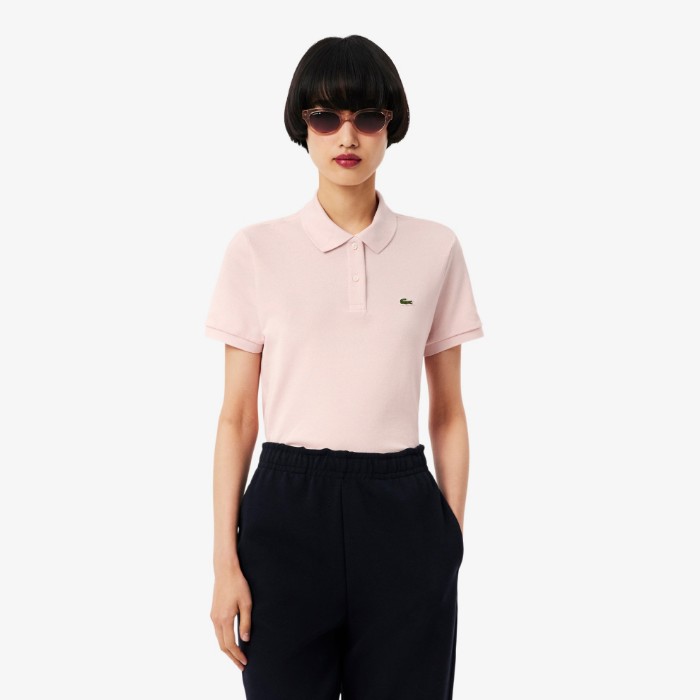 Εικόνα της Γυναικεία Petit Piqué Polo Μπλούζα Regular Fit