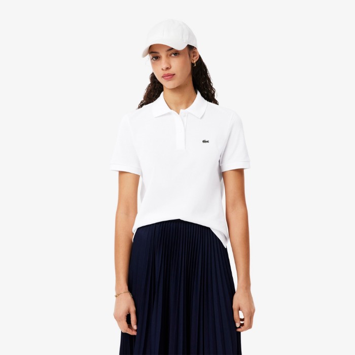 Εικόνα της Γυναικεία Petit Piqué Polo Μπλούζα Regular Fit