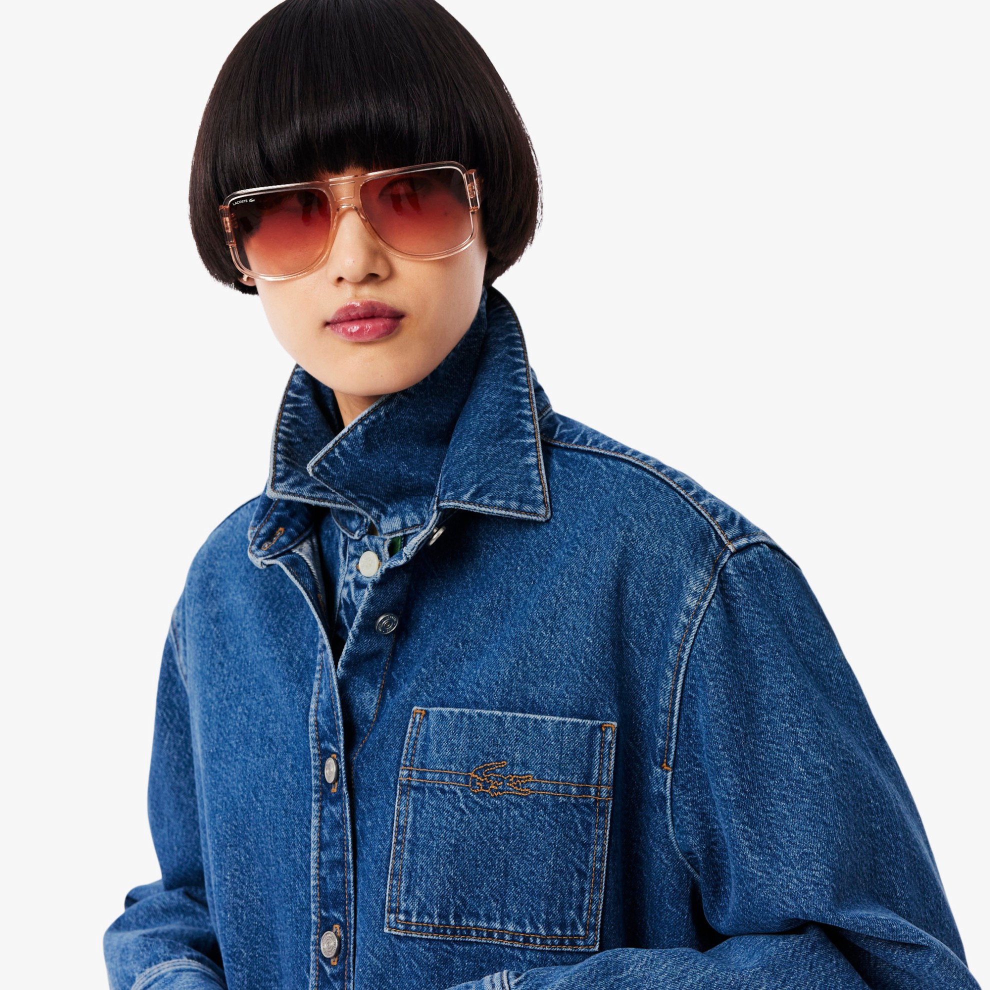Εικόνα της Γυναικείο Oversized Denim Overshirt