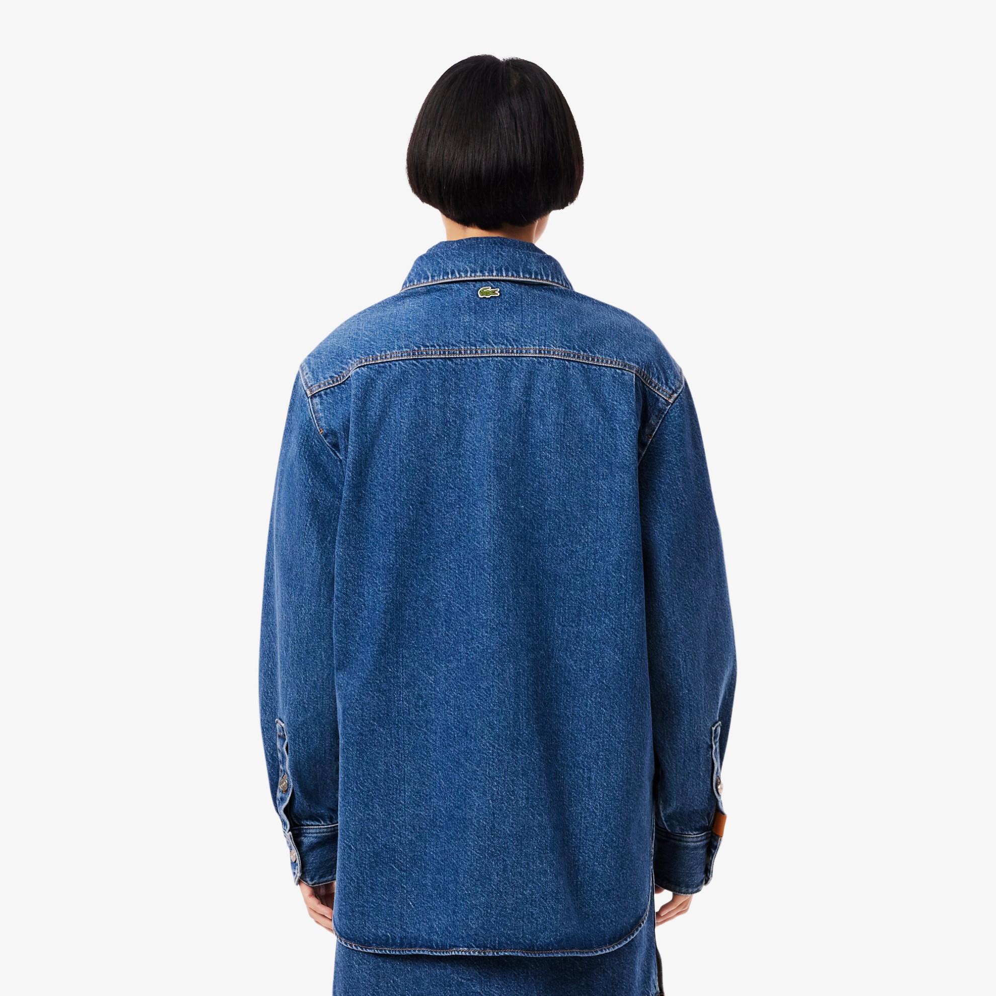 Εικόνα της Γυναικείο Oversized Denim Overshirt