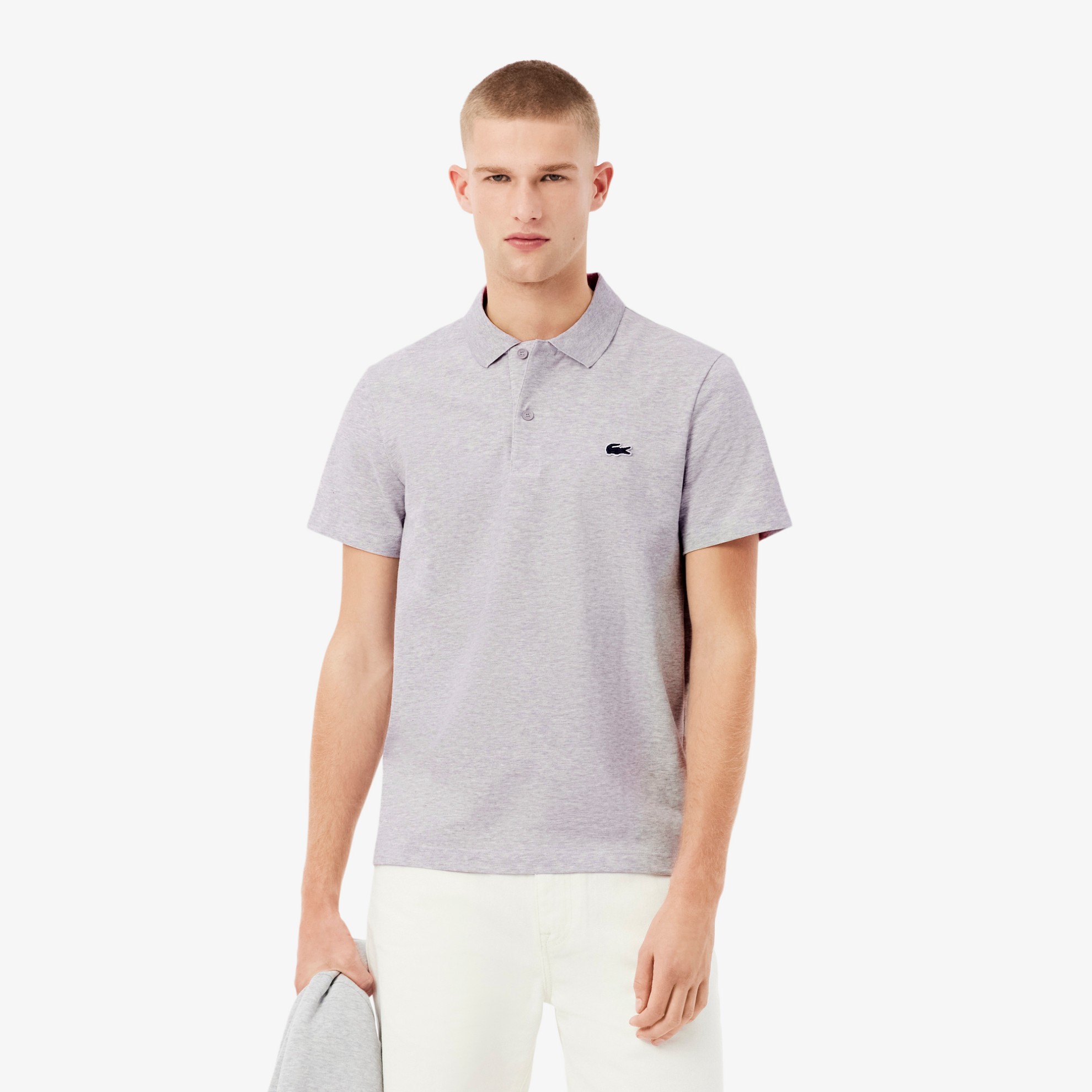 Εικόνα της Ανδρική Cotton Blend Polo Μπλούζα Regular Fit 