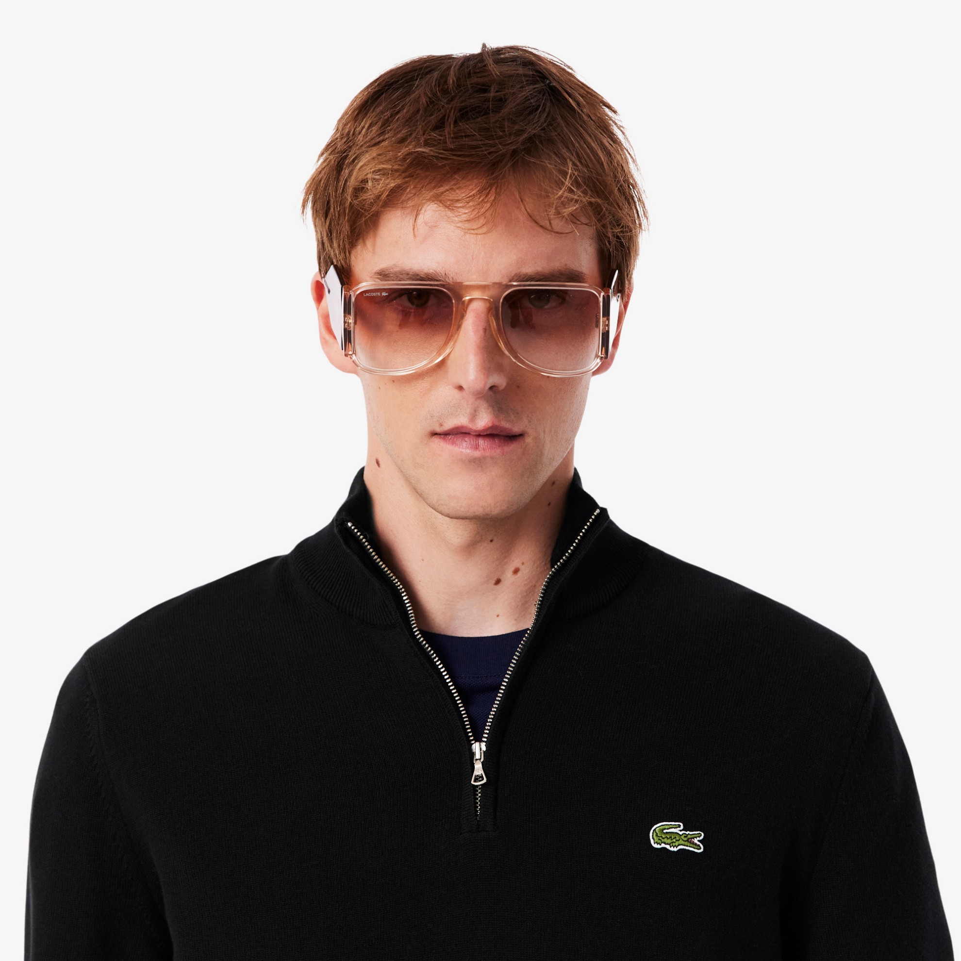 Εικόνα της Ανδρικό Zippered Πουλόβερ από Οργανικό Βαμβάκι