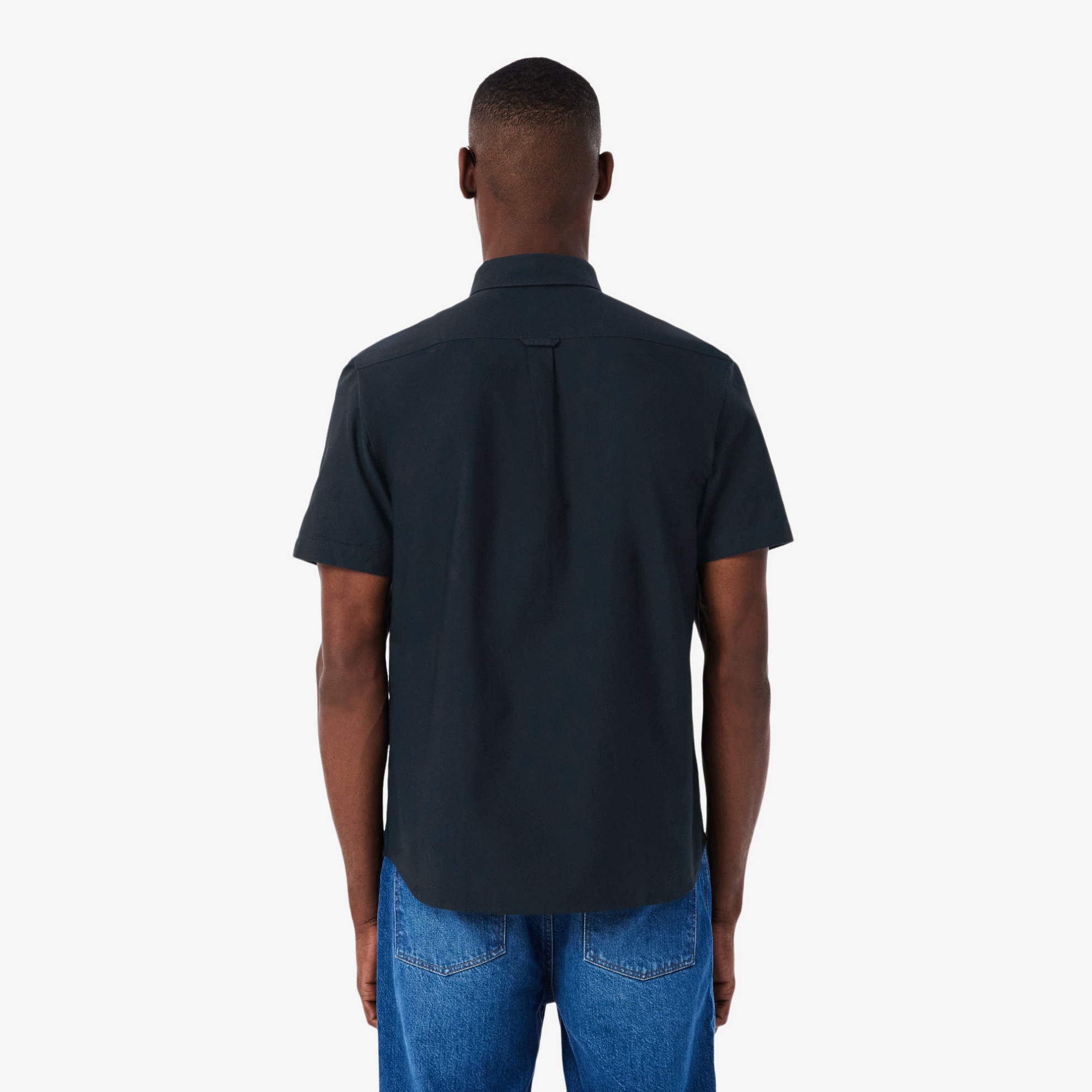 Εικόνα της Ανδρικό Κοντομάνικο Oxford Πουκάμισο Regular Fit 