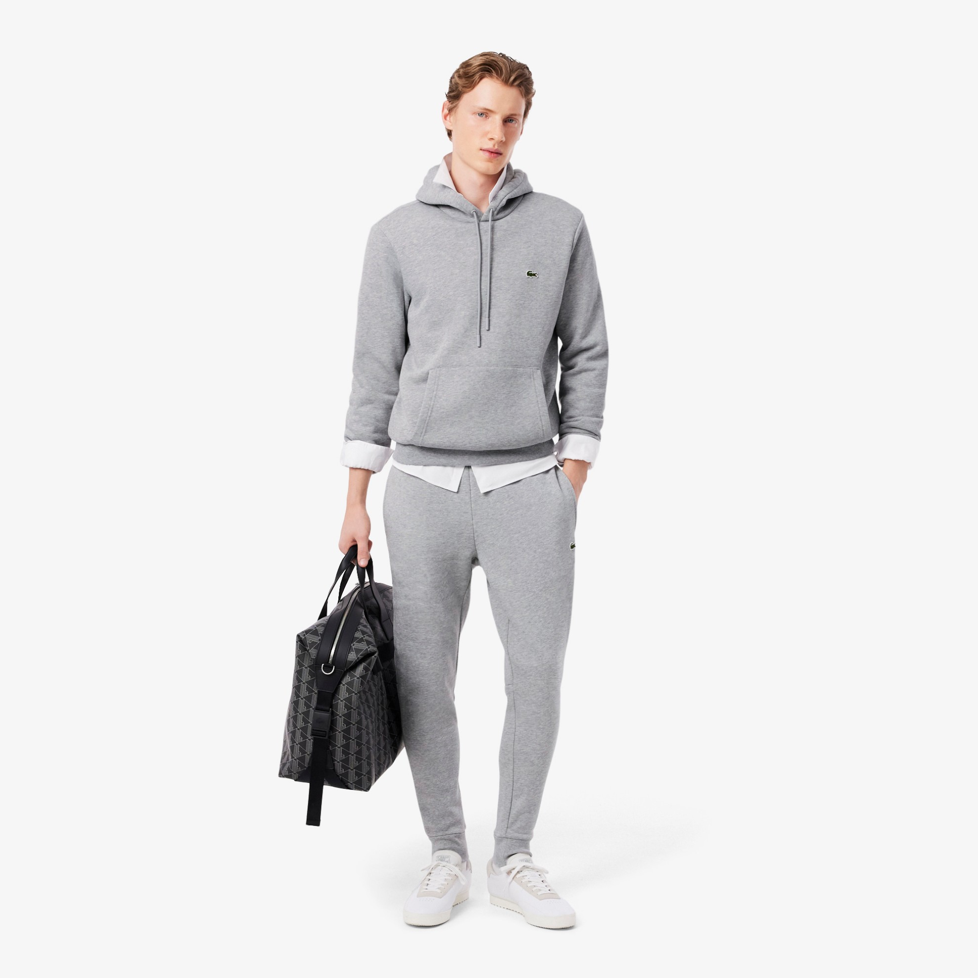 Εικόνα της Ανδρικό Βαμβακερό Fleece Jogger Παντελόνι Φόρμας 