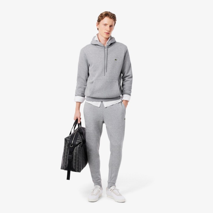 Εικόνα της Ανδρικό Βαμβακερό Fleece Jogger Παντελόνι Φόρμας 